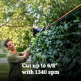 thumbnail image 6 of Worx WG252 20" - 20V Pole Hedge Trimmer with 13' Reach, 10-Position Head, Rotating Handle, 6 of 12