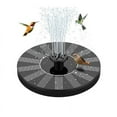 thumbnail image 1 of Fuente de baño solar para pájaros, fuente de agua con forma de colibrí con cubierta de vidrio y energía solar para decoración de jardín, bomba para fuente de baño para pájaros al aire libre, mejore, 1 of 7