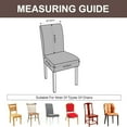 thumbnail image 4 of Dining Room Chair Covers Chair Slipcovers for Dining Room Kitchen Chair Protector Cover, Removable, 4 of 5