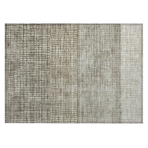 Dalyn Rugs Machine Washable Indoor/Outdoor Chantille Taupe 1'8" x 2'6" Rug