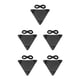 thumbnail image 1 of Wosthever Taburete de camping Paño Senderismo Trípode Silla Funda de asiento Deportes Negro Negro 5piezas, 1 of 6