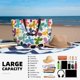 thumbnail image 5 of Disketp Colorful Butterflies Bolsa de Playa de Gran Capacidad, Bolso Impermeable y a Prueba de Arena para Mujer, Ideal para Playa, Piscina y Natación, 5 of 7
