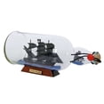 thumbnail image 2 of Hampton Nautical Captain Hook's Jolly Roger Model Ship in a Glass Bottle 11" - Pirate Room Decor, 2 of 4