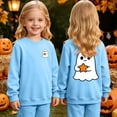 thumbnail image 2 of NIEWTR Girl Halloween Shirt Pumpkin Short Sleeve T Shirts Kids Graphic Clothes Tee Tops Halloween Tshirt Girls 2t 3t 4t 5t(9-10 Years), 2 of 9