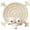 Beige, variant on Funny Crochet Squirrel Coasters, Crochet Coaster Heat-Resistant, Hand-Crocheted Fun Squirrel Coasters