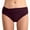 Purple, variant on Women Mid Waisted Bikini Bottom Retro Ruched Tummy Control Swim Shorts Solid Brief Female