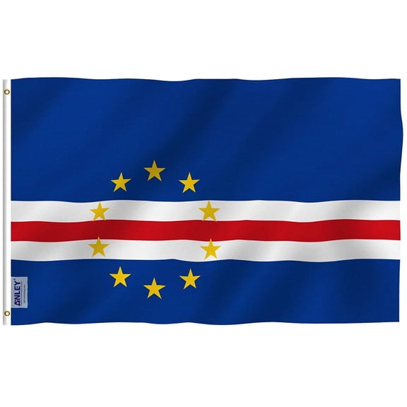 ANLEY Fly Breeze 3x5 Feet Cape Verde Flag - the Republic of Cape Verde Flags Polyester