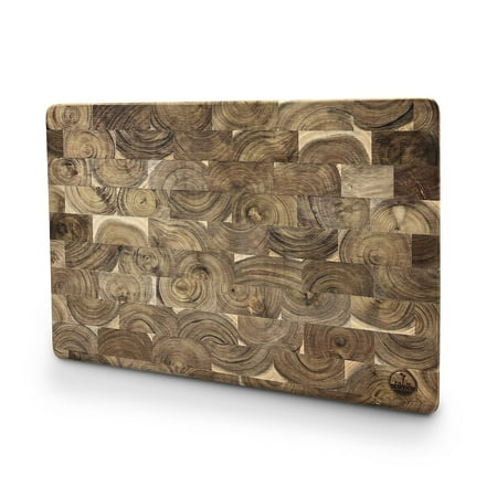 

WORTON Acacia Wood Cutting Board - Large & Durable Cutting Board Decorative Cutting Board 20 x 14 x 1.26