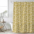 thumbnail image 6 of Yelllow Floral Shower Curtain Set - 72" x 78" Washable Bathtub Curtain with 12 Hooks, Vintage Rustic Plants Flowers Spring Waterproof Fabric Stall Shower Curtains for Bathroom/Bathtub Décor, 6 of 6