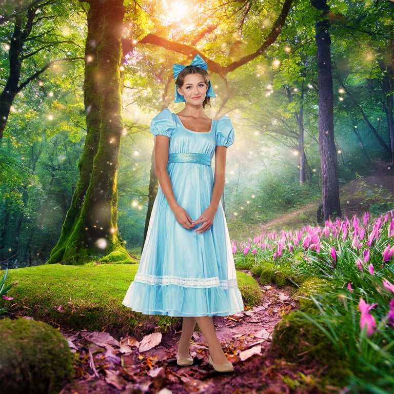 red white blue golf dress Peter Pan: Wendy Darling Little Shop of Horrors Costumery & Pop-Culture  Emporium
