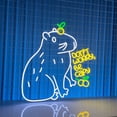 thumbnail image 4 of Craftnamesign Don't Worry Be Capy Neon Signs, Capybar Animal Wall Decor, 4 of 4