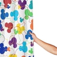 thumbnail image 4 of Cortina de ducha de Mickey Mouse con dibujos animados, cortinas de ducha para baño con 12 ganchos, impermeable, lavable, poliéster, juego de decoración para el baño, 72 x 72 pulgadas, plástico, 4 of 8