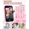 thumbnail image 3 of Smartphone FKATEEN Kids con pantalla táctil de 3.5 pulgadas y cámara dual para niñas de 3 a 8 años, 3 of 7