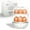 Cream, variant on COOK WITH COLOR 2-Tier Electric Egg Cooker 350-Watt Egg Steamer and Omelette Maker, Beige