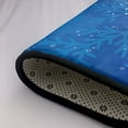 thumbnail image 5 of Shaggy Area Rug, Blue Christmas With Snowflakes Rugs for Living Room Bedroom Non Slip Door Mat Indoor Carpet Machine Washable Nursery Home Decor Floor Mats for Entryway 60x39in, 5 of 5