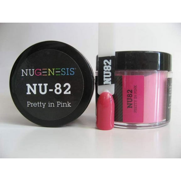 NUGENESIS Nail Color Dip Dipping Powder 1oz/jar - NU82 Pretty in Pink
