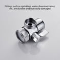 thumbnail image 3 of Faucet Shower Head Kitchen Mounted Spray Nozzle Sink Bathing Pipe Converter Tap Extension Replacement Plastic Hanging Sprayer Tool with Diverter Type 1, 3 of 9