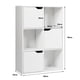 thumbnail image 3 of Armario Costway de 6 Cubos y Puertas Blanco 60 x 29 x 89,5 cm, 3 of 10