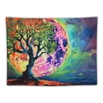 thumbnail image 5 of PRATYUS  Moon Tapestry Trippy Galaxy Clouds Tapestry Tree Tapestry  Ocean Sea Wall Tapestry Colorful Starry Sky Tapestry Wall Hanging for Bedroom Painting, 5 of 6