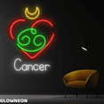 thumbnail image 2 of Glowneon Cancer Neon Sign, Cancer Zodiac Led Light, Horoscope Light, 2 of 5