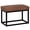 Distressed Saddle Brown, variant on Reynolds 26 inch Wide Contemporary Rectangle Small Bench in Distressed Saddle Brown Vegan Leather