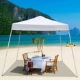thumbnail image 1 of 10' x 10' Gazebo Canopy Tent for Outside, Folding Canopy Tent, Portable Home Use Waterproof Tent, Commercial Gazebo Tent Heavy Duty Folding Canopy Shelter Bonus Weight with Carrying Bag, S10260, 1 of 9