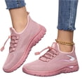 thumbnail image 5 of YOUYEDIAN Orthopedic Shoes for Women Summer Dress Slip on Non Slip Mesh Arch Support Sneakers Breathable Closed Toe Walking Shoes (Pink), 5 of 5