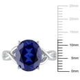 thumbnail image 2 of Everly Women's Created Sapphire Sterling Silver Ring, 2 of 7