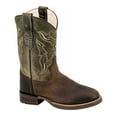 thumbnail image 2 of Old West Youth's Broad Square Round Toe Boots, 2 of 2