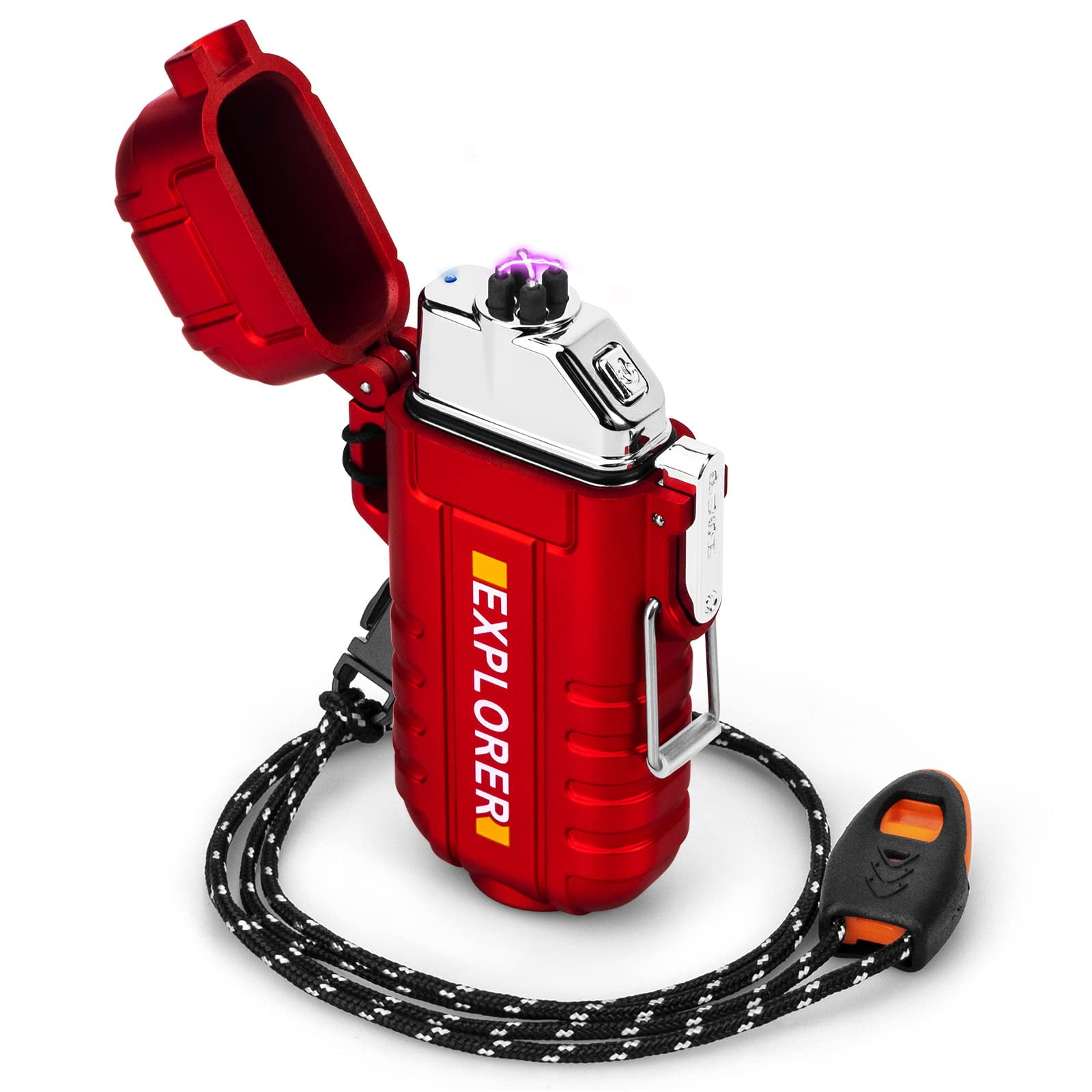 Beiou Outdoor Lighter, Waterproof & Windproof Lighter Electric Outdoor