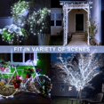 thumbnail image 5 of JMEXSUSS 2 Pack Each 200 LED Solar String Lights Outdoor Waterproof, 66ft White Solar Fairy Lights with 8 Modes, Copper Wire Solar Lights for Patio Tree Garden Party Decorations, 5 of 6