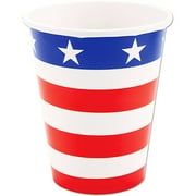 Stars & Stripes 9-Oz. Paper Cups, 8-Pack
