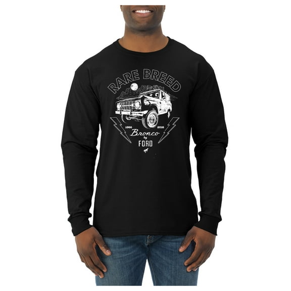 Wild Bobby Rare Breed Ford Bronco Men Long Sleeve Shirt