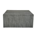 thumbnail image 2 of Rydan Coffee Table | 33 Inch Square Block Top | Sandblasted Gray Mango Wood, 2 of 3