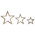 thumbnail image 4 of VHC Brands Wooden Nested Stars Natural 3-in-1 13x13x1.5, 4 of 6