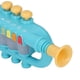 thumbnail image 3 of Instrumentos musicales, trompeta para niños, juguete musical preescolar para niños y niñas (azul), ejercita la capacidad auditiva de los niños, 3 of 5