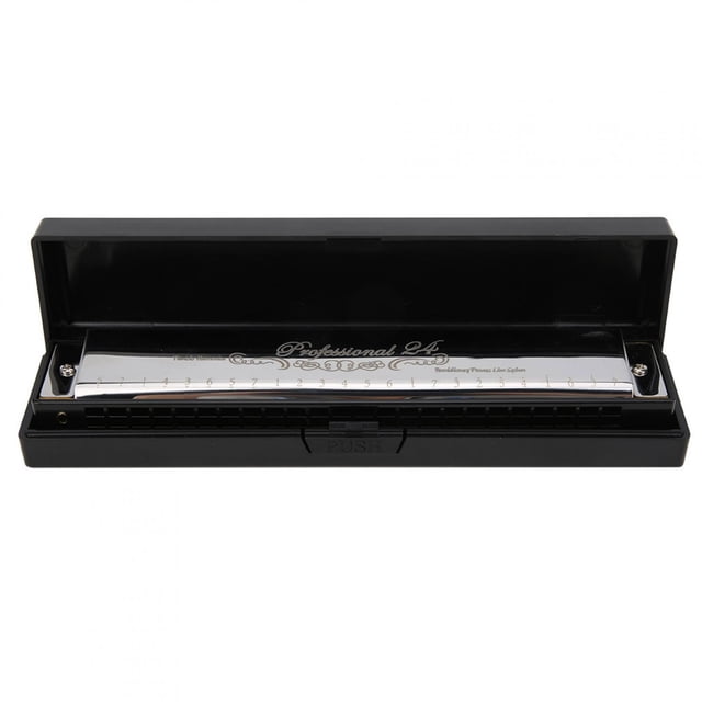Harmonicas for Adults, 3 Colors Professional Polyphonic Harmonica, Beginner for Student Professionals Kids Silver