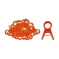 thumbnail image 5 of 100 Pieces Garden Plant Clips Flower Clamps Flower Vine Stem Clips for Roses 2.0cm Red, 5 of 8