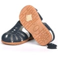 thumbnail image 3 of Girl's Genuine Leather Sandals Closed-toe Princess Dress Sandal Shoes, 3 of 4