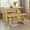 Natural/Natural, variant on Koby Home 3 Piece Casual Dining 2-Tone Natural/White Solid Pine Wood Kitchen Table Set with 2 Benches, Kitchen Dining Set