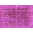 thumbnail image 1 of Ahgly Company Indoor Rectangle Abstract Purple Modern Area Rugs, 2' x 5', 1 of 4