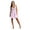 Lilac, variant on Juniors Womens Floral Mesh V-Neckline Short Homecoming Semi Formal Women A-Line Dress