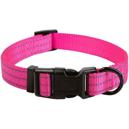 HHHC Dog Collar Nylon Thick Fabric with Reflective Straps