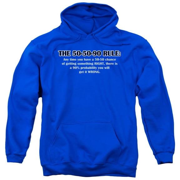 - The 50 50 90 Rule - Pull-Over Hoodie - Large
