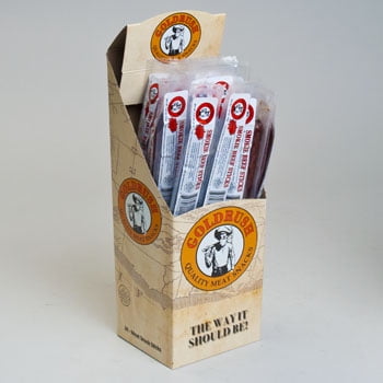 Gold Rush Jerky Spicy 1 oz. Wrapped Beef Sticks - 48 Count (3 lbs.)