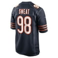 thumbnail image 3 of Men's Nike Montez Sweat  Navy Chicago Bears  Game Jersey, 3 of 3