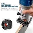 thumbnail image 4 of Compact Router Bracket Wood Palm Router Tool Base Hand Trimmer Woodworking Jointer Cutting Palmming Base Electric Trimming Bracket for Slotting Trimming Carving 65mm Trimming Machine, 4 of 11