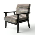 thumbnail image 2 of Designart "Glamorous Morning Fog I" Upholstered Modern Glam Accent Chair - Arm Chair, 2 of 5