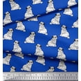 thumbnail image 3 of Soimoi Cotton Cambric Fabric Pug Dog Print Fabric by The Yard 42 Inch Wide, 3 of 3