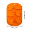 NASIQXB Baking Cookie Chocolate Hat Ice Tray Diy Glue Pumpkin Shape